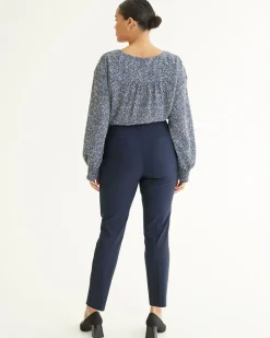 Slim-Leg High-Rise Ankle Pant - The Iconic (R)