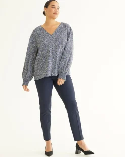 Slim-Leg High-Rise Ankle Pant - The Iconic (R)