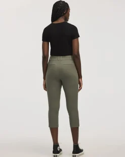 Slim-Leg High-Rise Capri Pants - The Iconic (R)