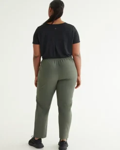 Slim-Leg Pant with Elastic Waistband - Hyba