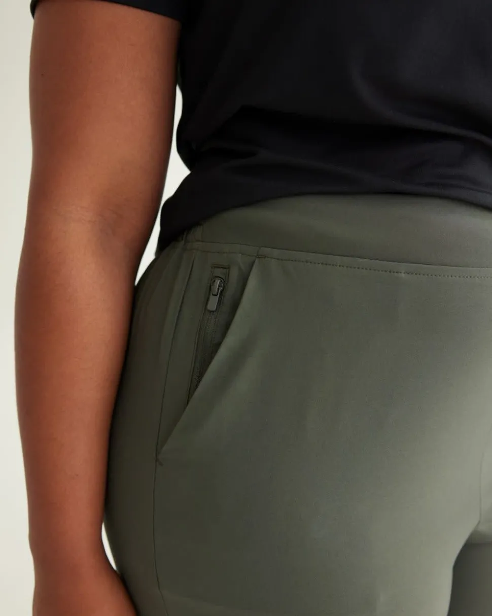 Slim-Leg Pant with Elastic Waistband - Hyba