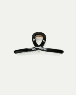 Small Lacquered Metal Claw Clip