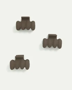 Small Rectangular Claw Clips - Set of 3