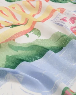 Square Scarf with Amalfi Pattern