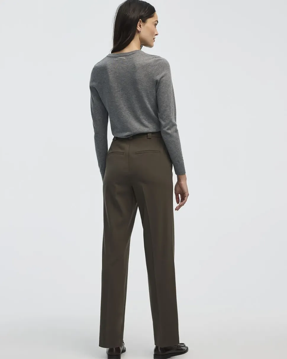 Straight-Leg High-Rise Pant - The Timeless