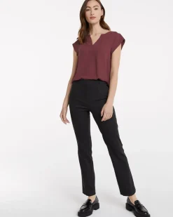 Straight-Leg High-Rise Pant - The Iconic (R)