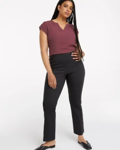 Straight-Leg High-Rise Pant - The Iconic (R)