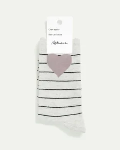 Striped Crew Socks