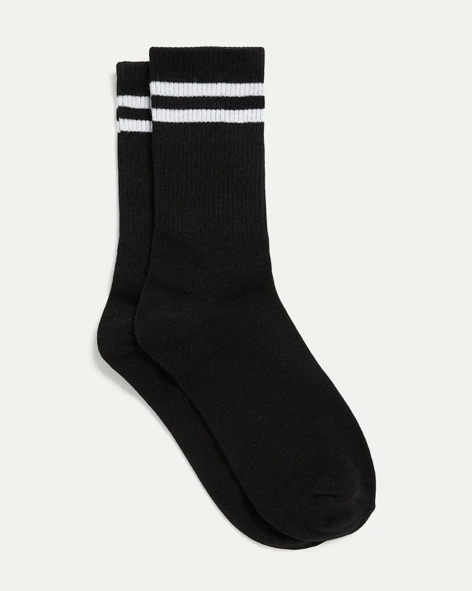 Striped Crew Socks - Hyba