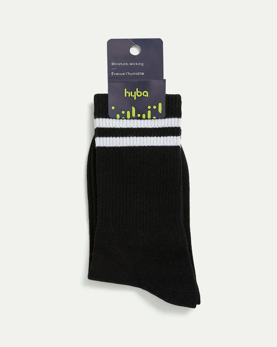 Striped Crew Socks - Hyba