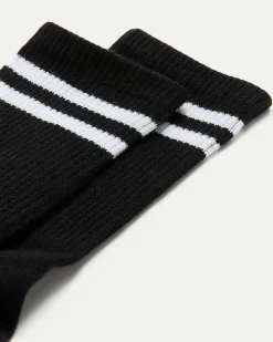 Striped Crew Socks - Hyba