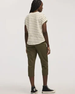 Striped Crew-Neck T-Shirt