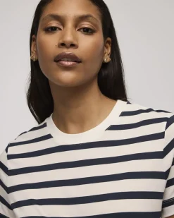 Striped Crew-Neck T-Shirt