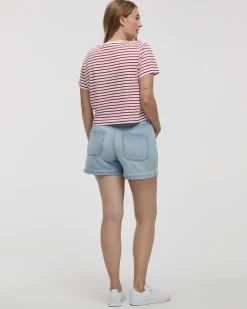 Striped Crew-Neck T-Shirt