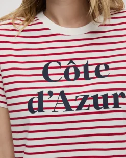 Striped Crew-Neck T-Shirt