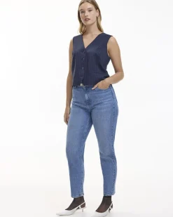 Tapered-Leg High-Rise Jean - The Mom Jeans - Tall
