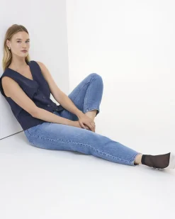 Tapered-Leg High-Rise Jean - The Mom Jeans - Tall