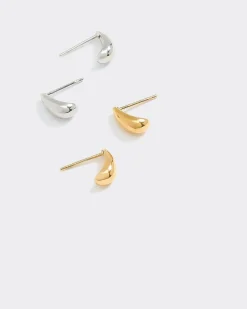 Teardrop Earrings - 2 Pairs