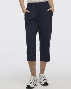 Textured Woven Capri Pant - Hyba