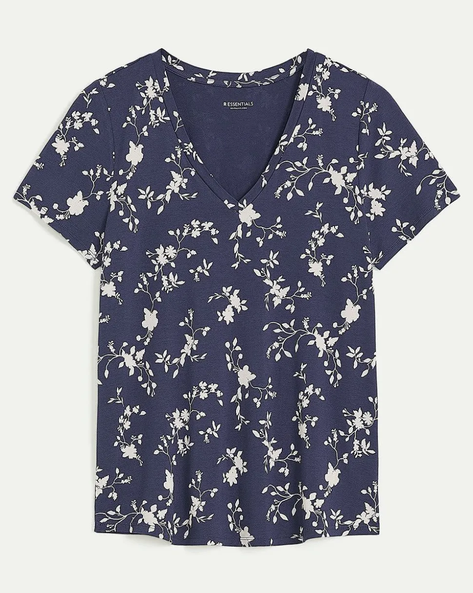 V-Neck T-Shirt - R Essentials