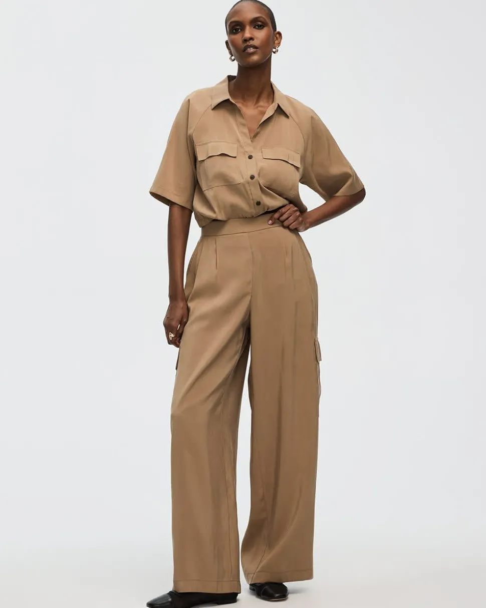 Wide-Leg Cargo Pant - Tall