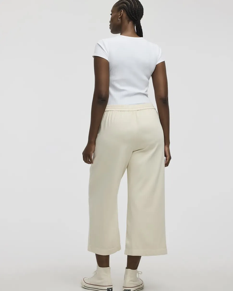 Wide-Leg Cropped Jean - Petite
