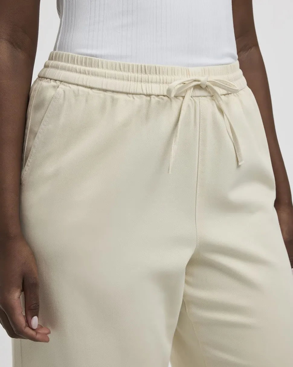 Wide-Leg Cropped Jean - Petite