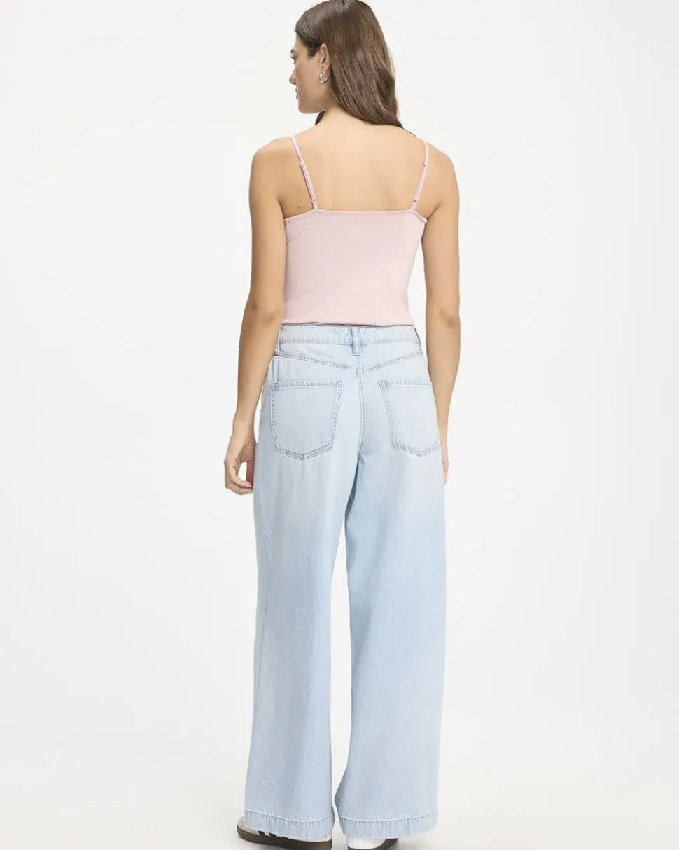 Wide-Leg High-Rise Jean - Tall