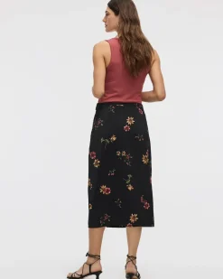 Wrap Midi Skirt